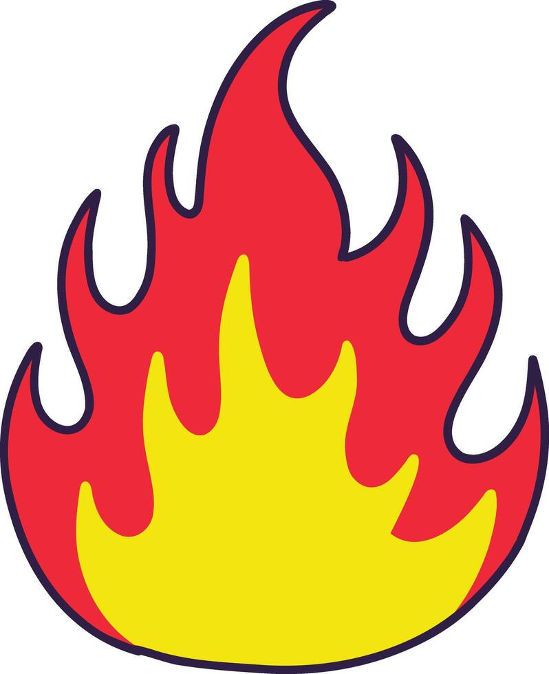 Firefighter Equipment Isolated on White Background. Illustration in Cartoon Design and Shapes. vector
