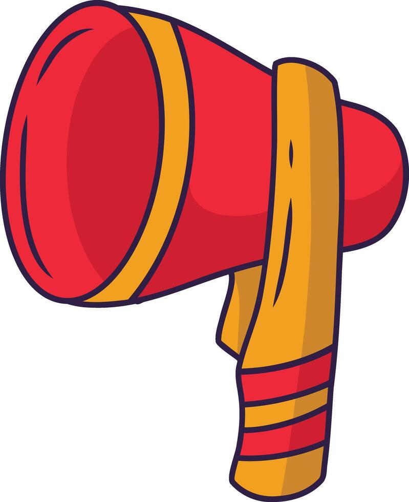 Firefighter Equipment Isolated on White Background. Illustration in Cartoon Design and Shapes. vector