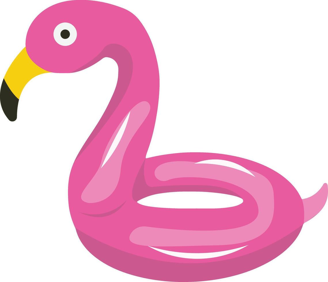 Illustration of inflatable Swimming Ring. with Cartoon Design Style. vector