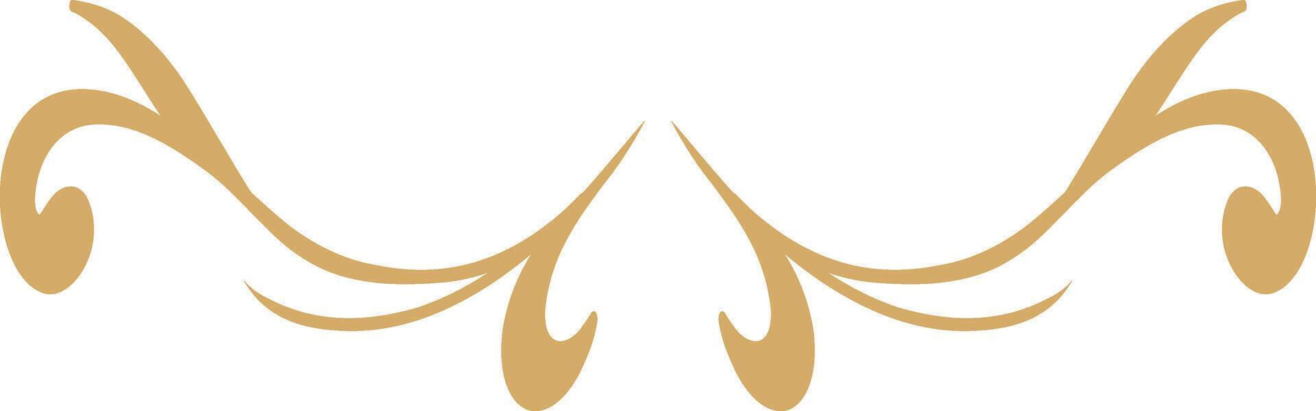 Islamic Floral Dividers Element with Abstract Design. Isolated Illustration vector