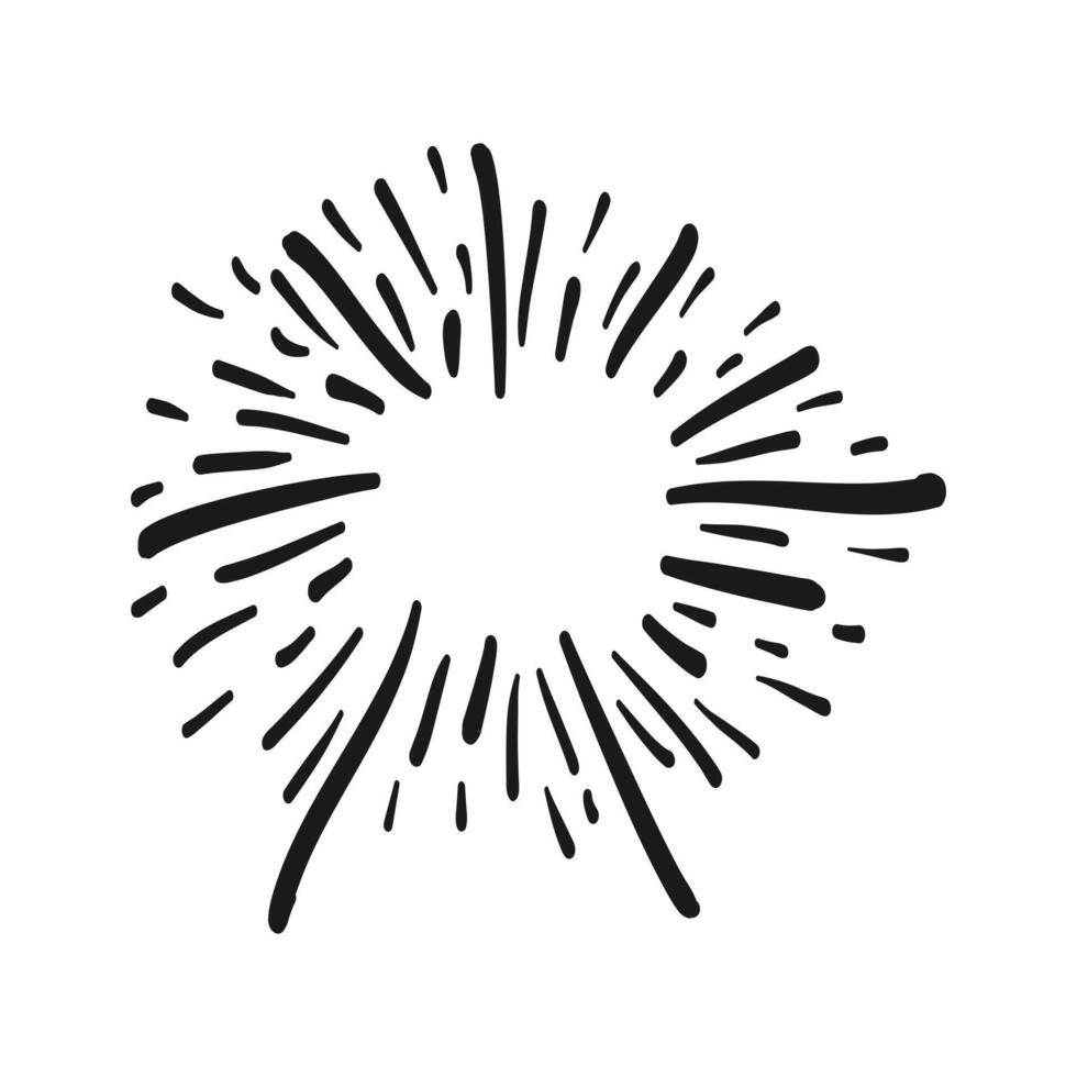 Doodle sparkle star, winkling stars. Shine icon, Clean star icon. isolated on white background vector