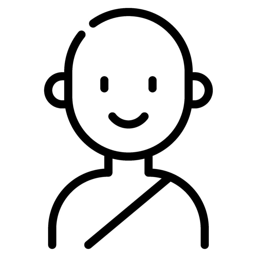 Monk icon for web, app, infographic, etc vector