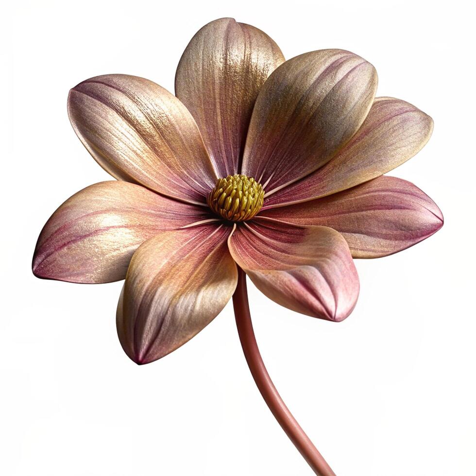 Realistic High Quality Beautiful Flower Isolated photo