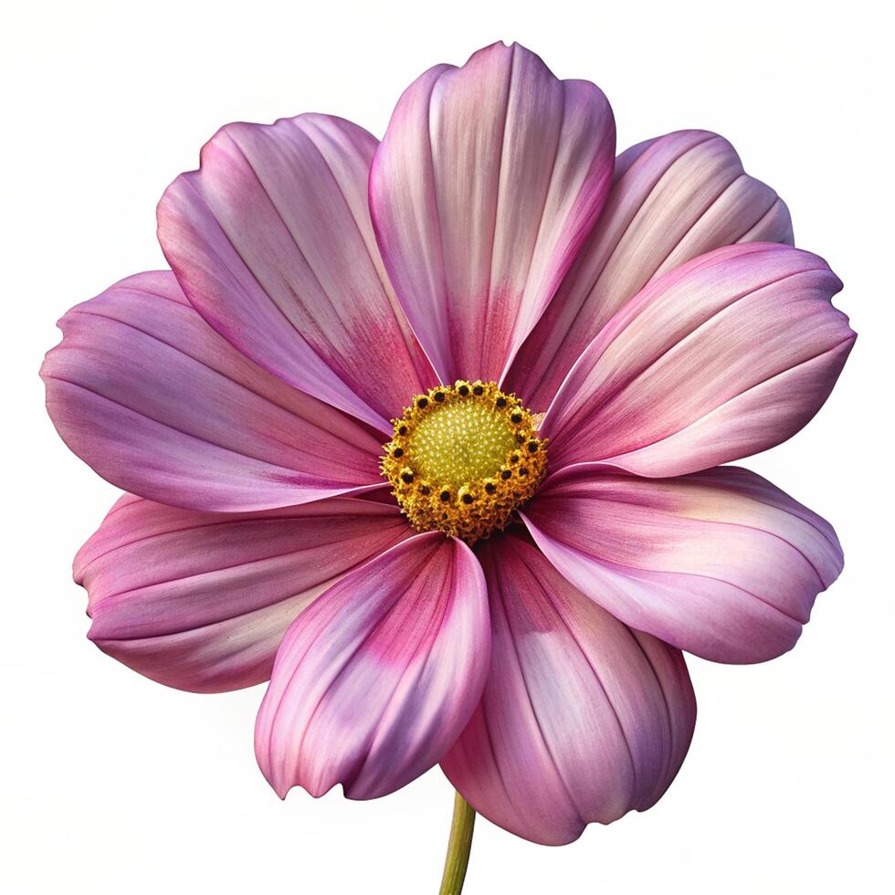 Realistic High Quality Beautiful Flower Isolated photo