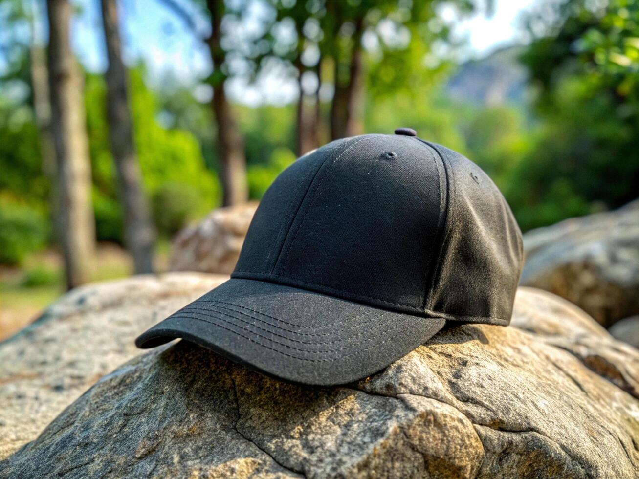 Stunning and Realistic Beautiful Cap Mockup for Professional Branding photo