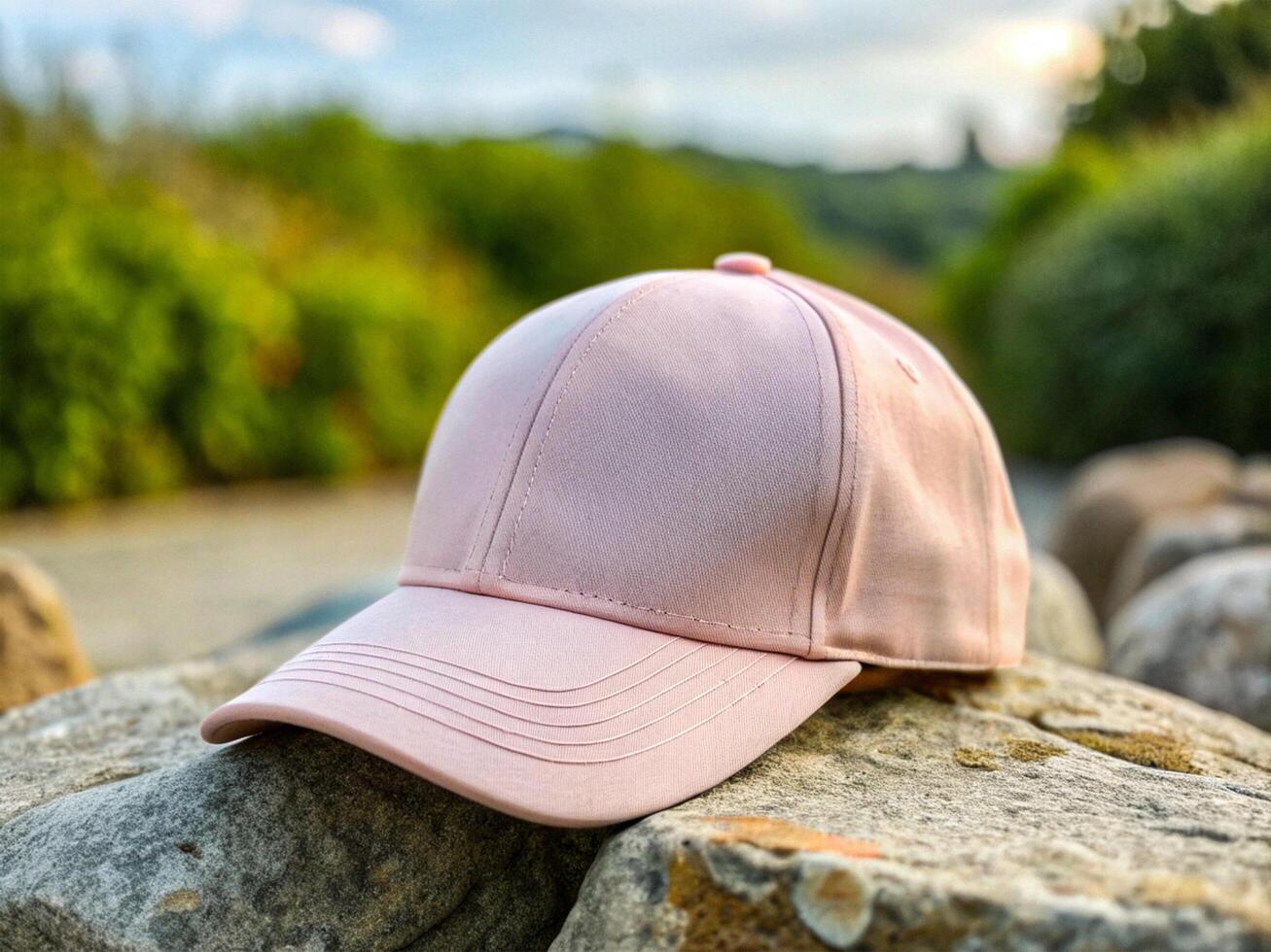 Stunning and Realistic Beautiful Cap Mockup for Professional Branding photo