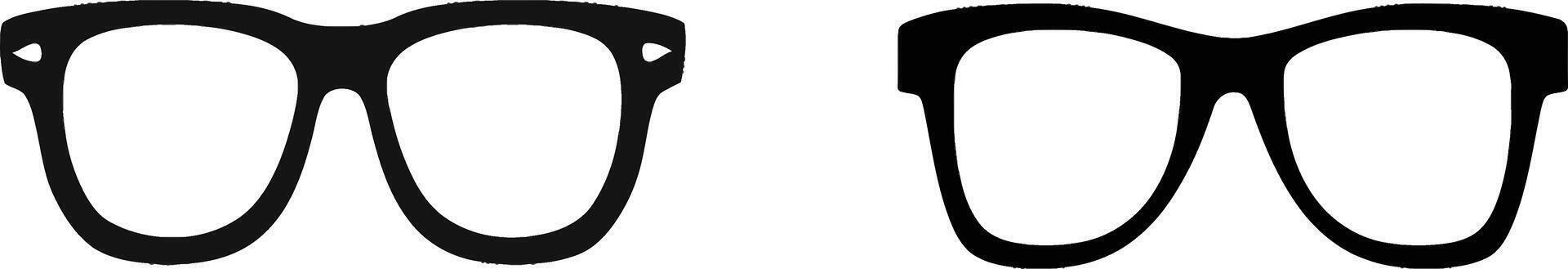 Eyeglasses Icon on White Background vector