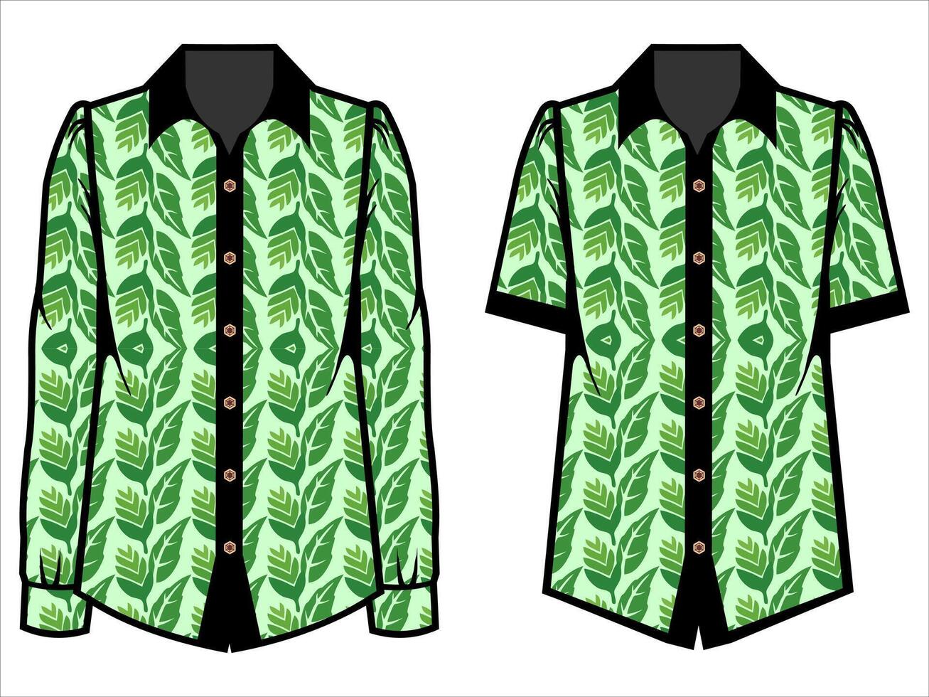 various batik clothes vector