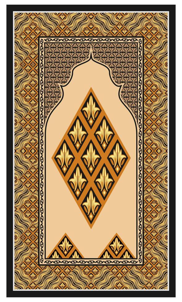 various types of prayer mats vector