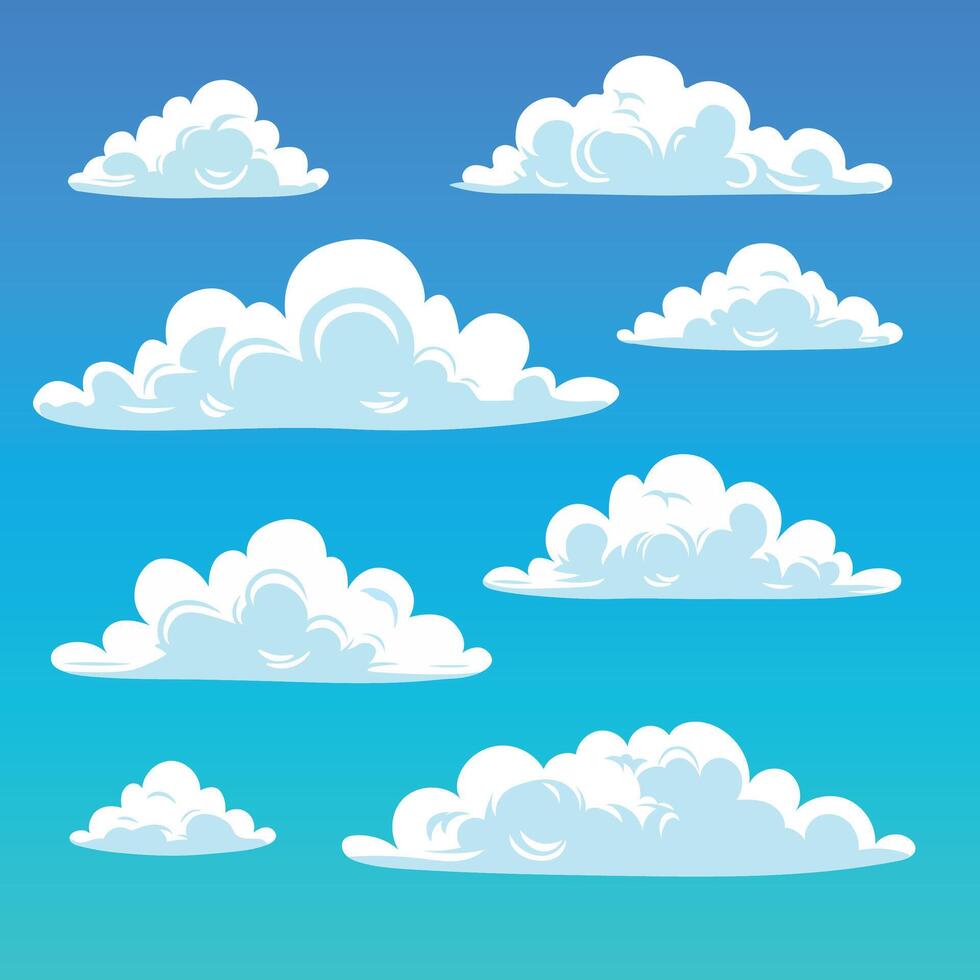 Cartoon Cloud illustration vector