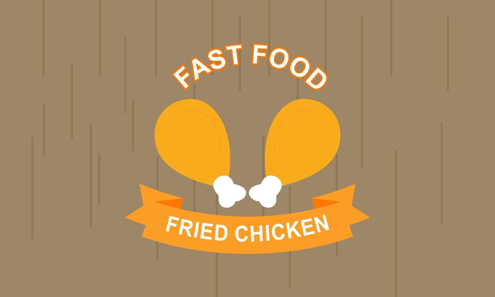fast foods on wooden background vector
