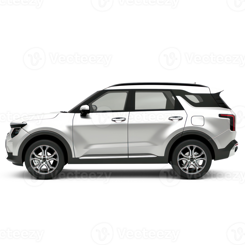 a white suv on a transparent background png