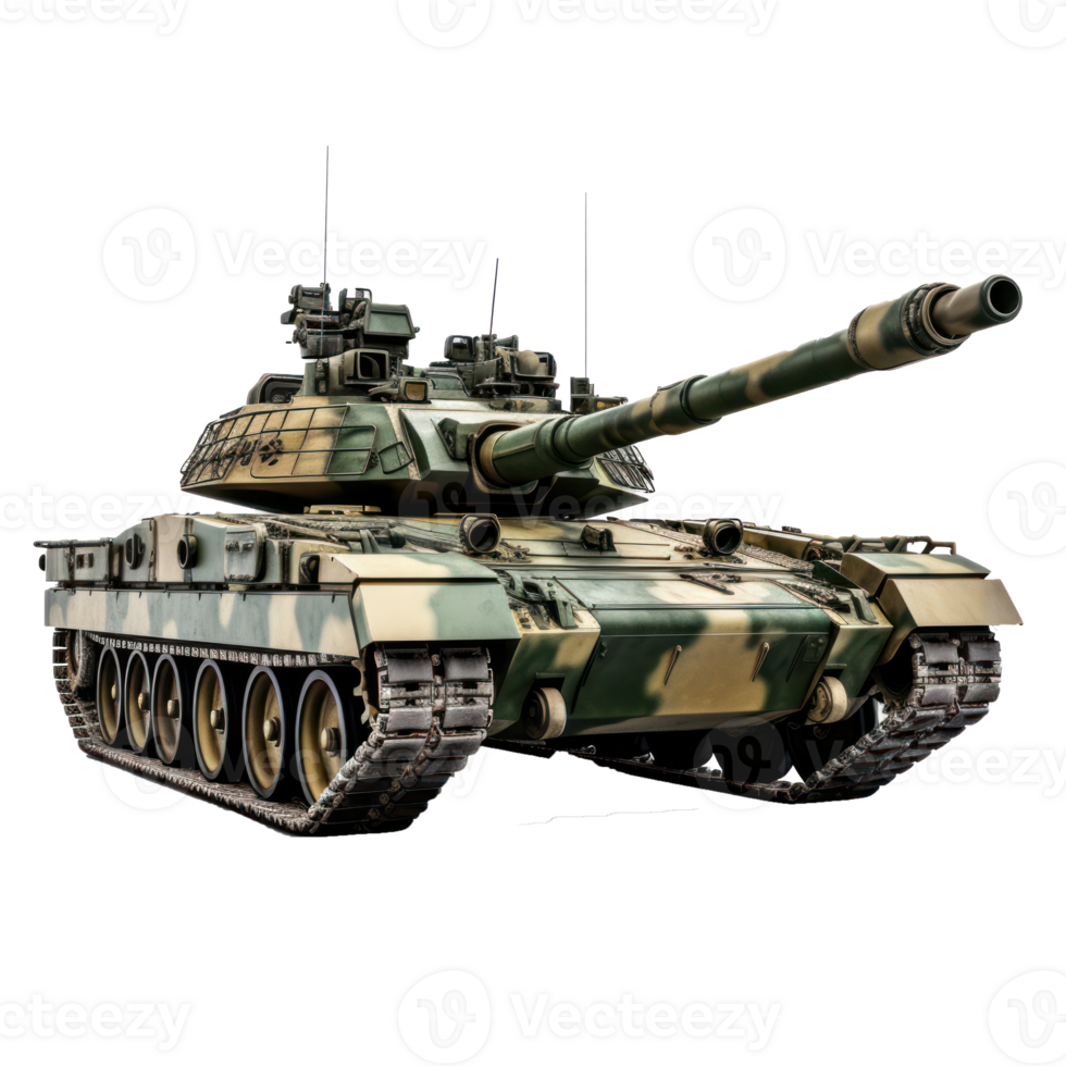 an army tank on a transparent background png