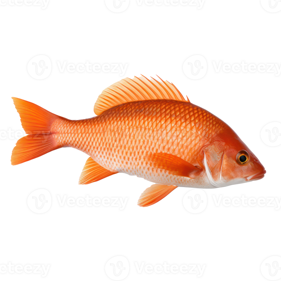 red fish on transparent background png