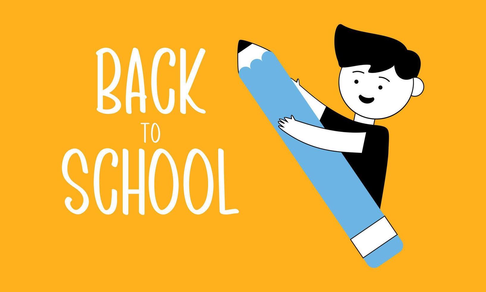 Back to school poster vector