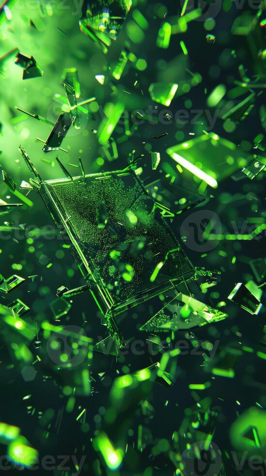 digital background, falling pieces. photo