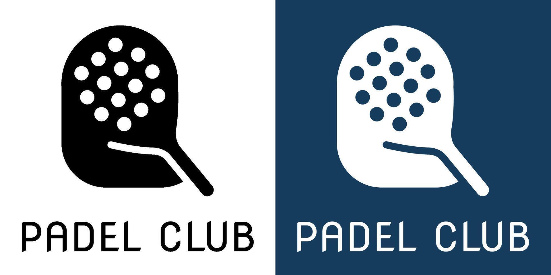 padel tennis logo design with transparent background vector
