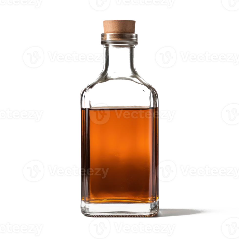 a bottle of whiskey on a transparent background png