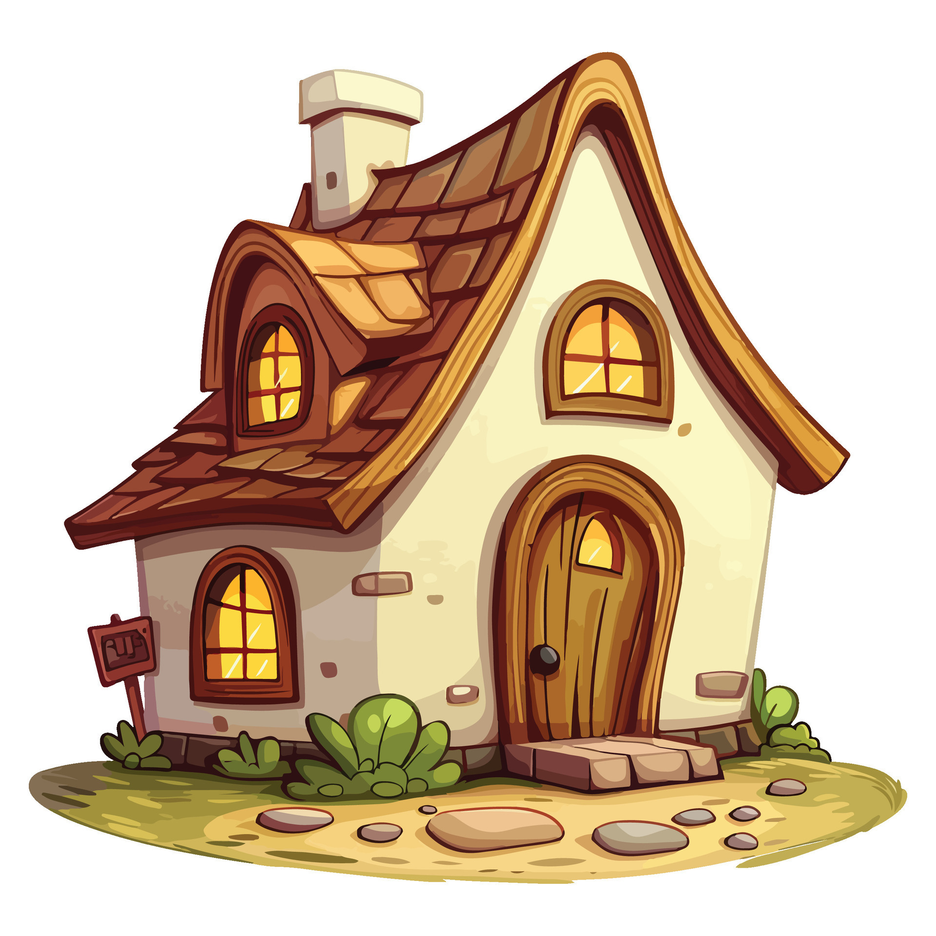 Cartoon Fantasy Home illustration 47456196 Vector Art at Vecteezy