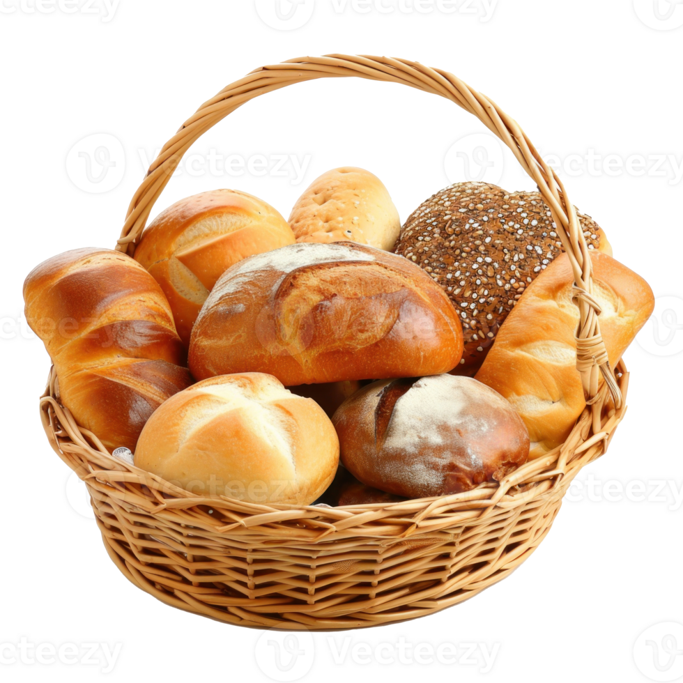 bread in basket png