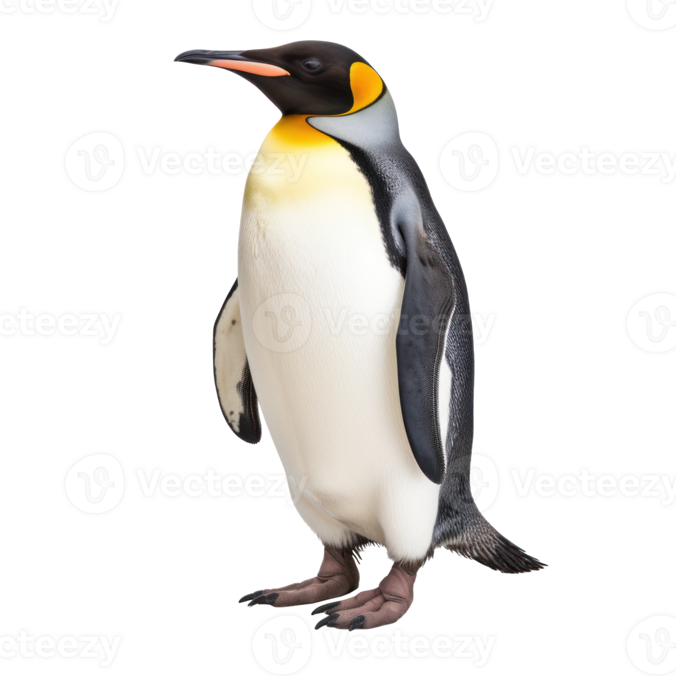 a penguin standing on a transparent background png