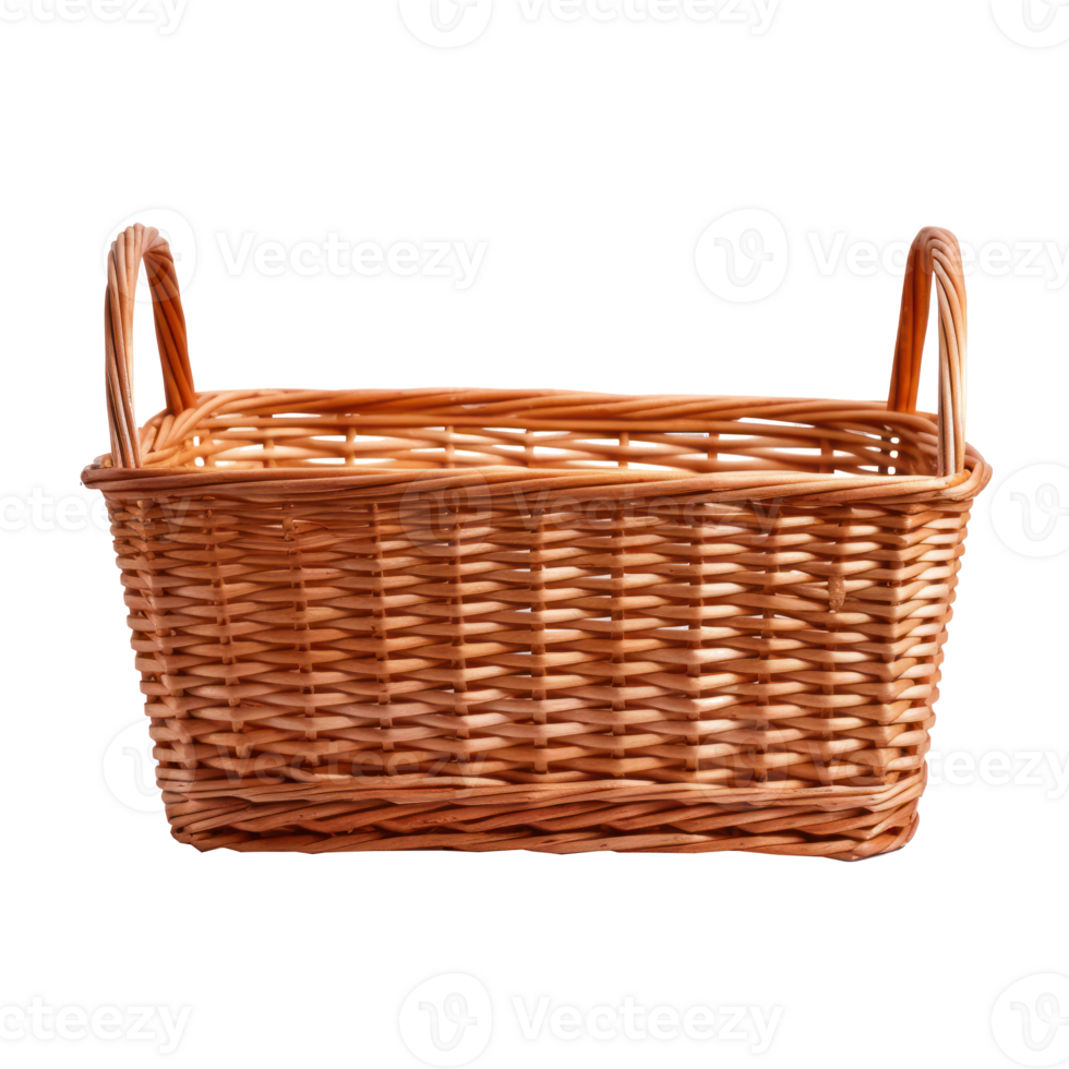 wicker basket transparent background png
