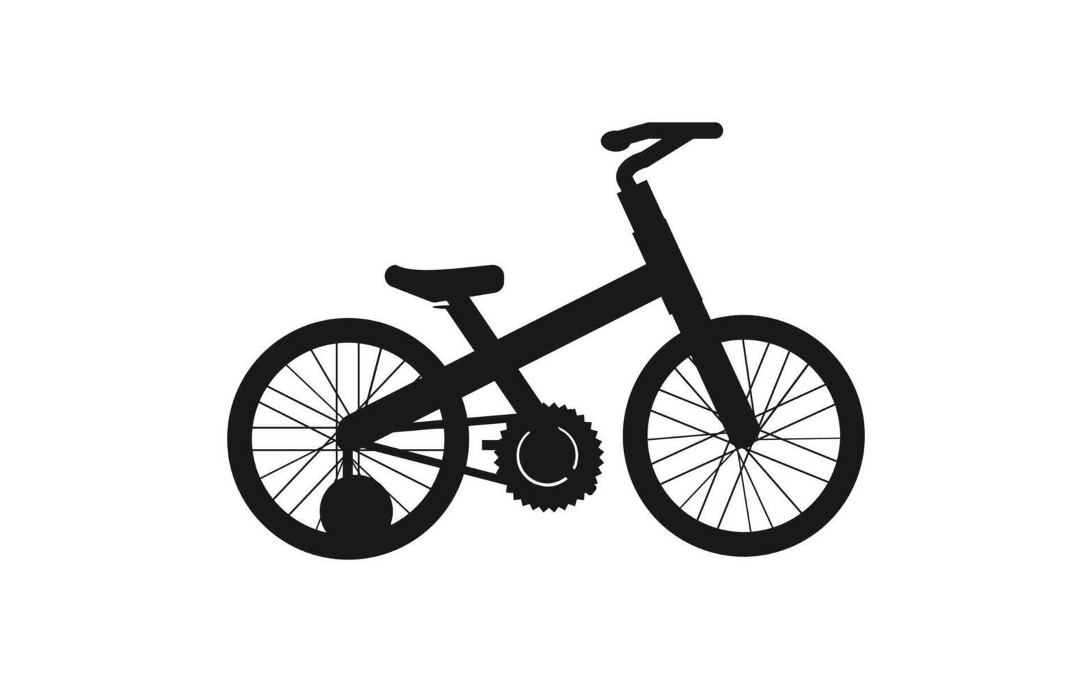 bicycle silhouette image vector