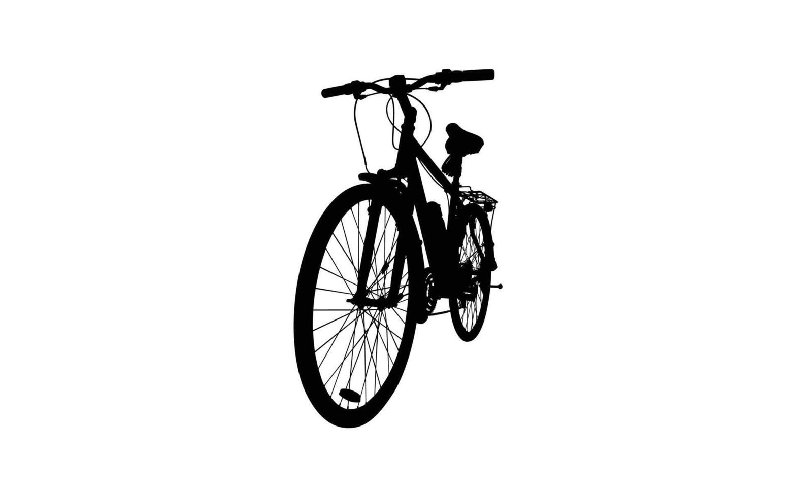 bicycle silhouette image vector
