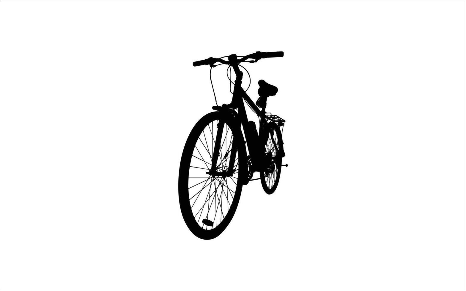 bicycle silhouette image vector