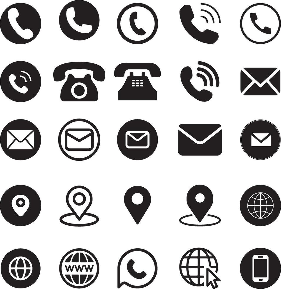 Modern Communication Icon Illustration vector