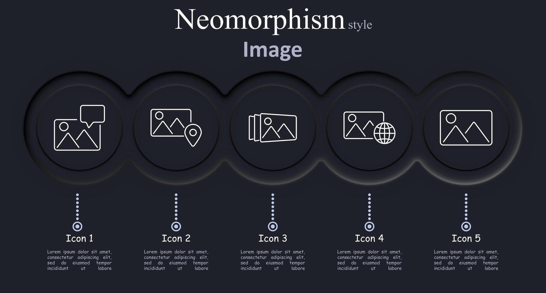 Image set icon. Photo with speech bubble, photo with location pin, gallery, photo with globe, picture, photography, communication, location, internet, image sharing, multimedia, album, online, digital vector