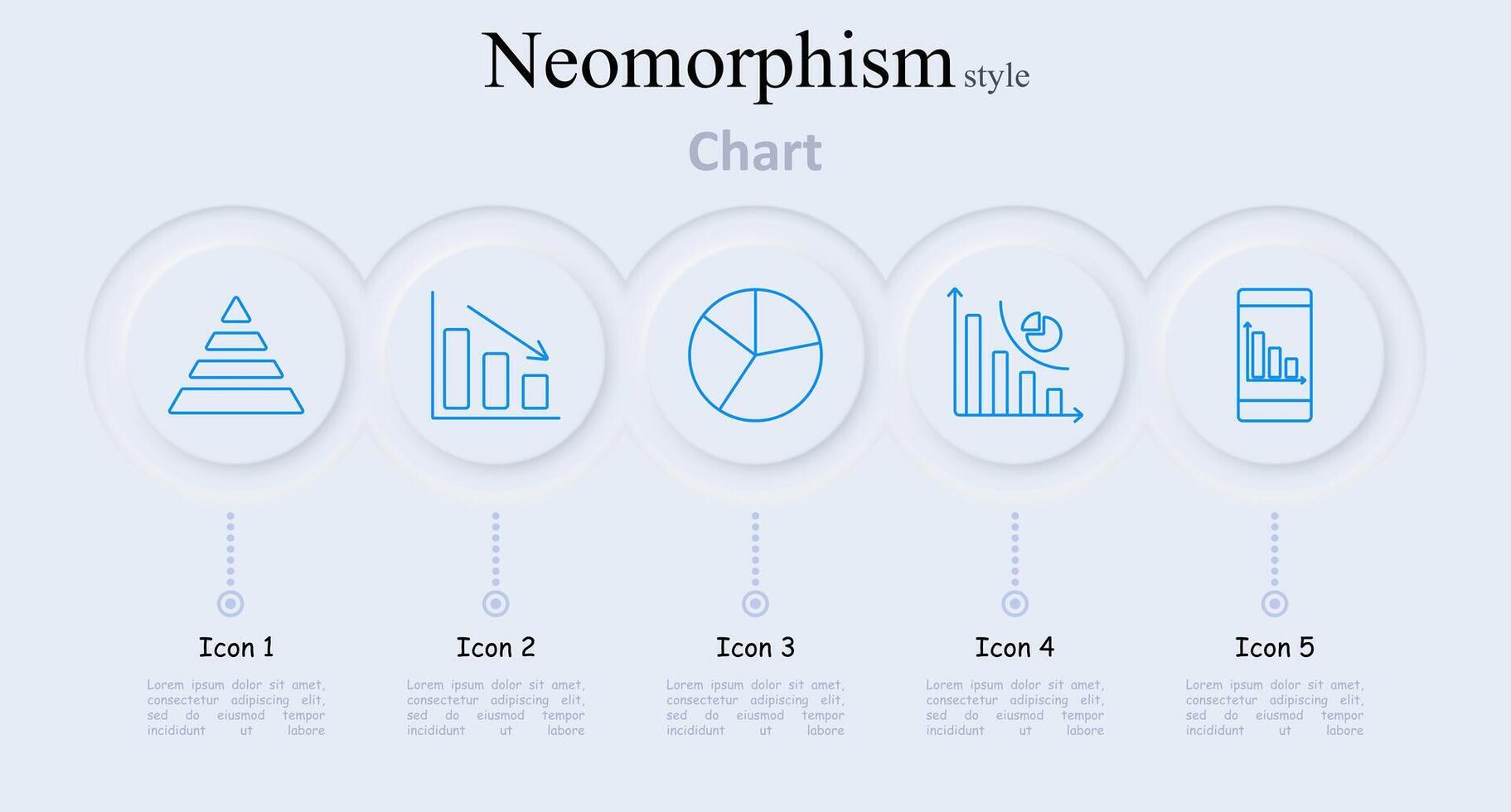 Chart set icon. Pyramid, bar chart, pie, line chart, mobile chart, data visualization, statistics, financial analysis, infographic vector