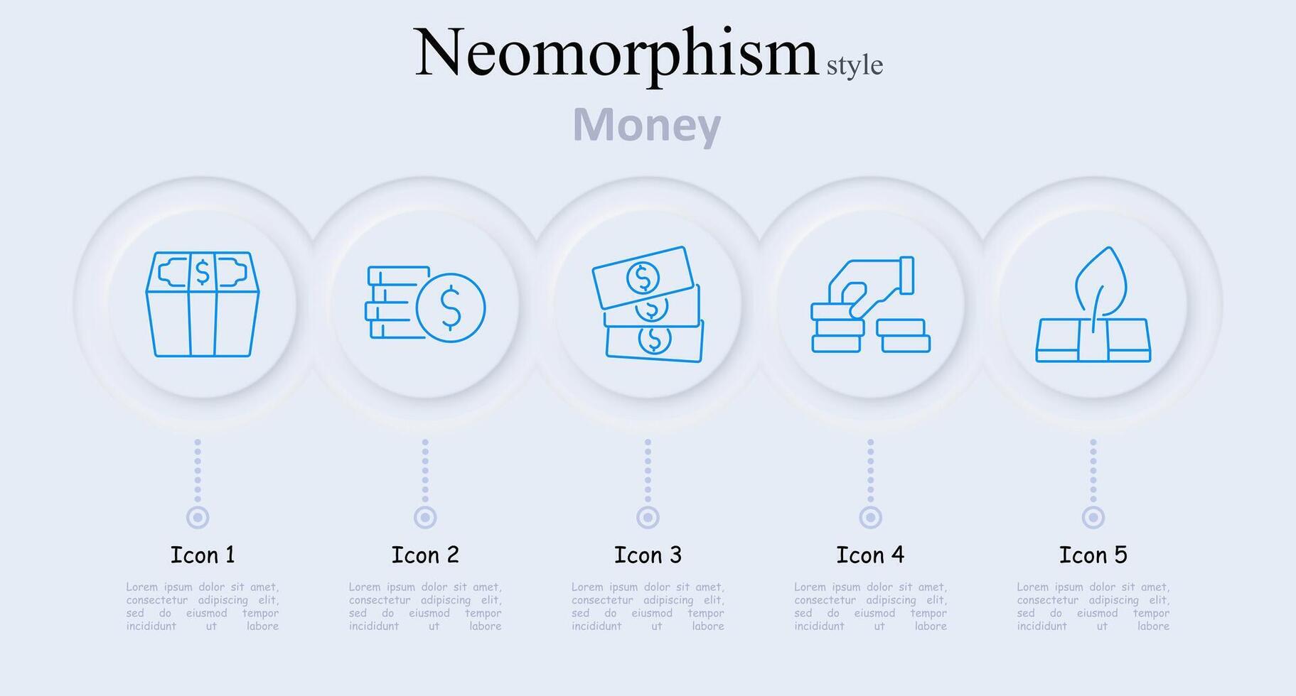 Money set icon. Wallet, coin stack, banknotes, hand holding money, growth, finance, currency, payment, cash, banking, wealth, economy, money management, investment, transaction, savings vector