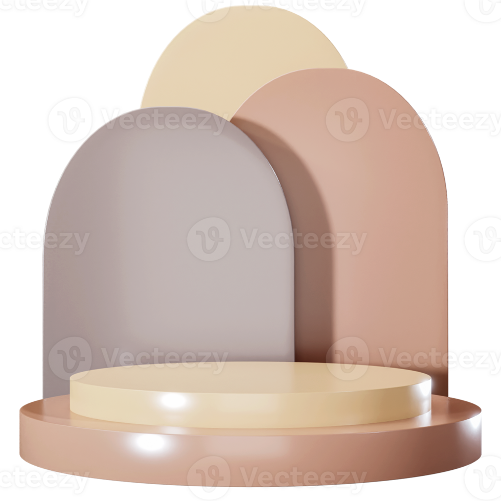 Minimalist 3D Podium Product Display png