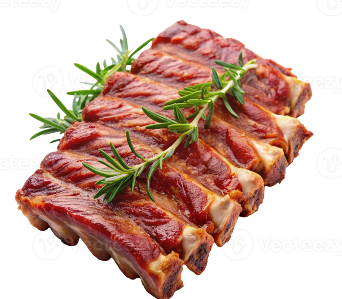pronto da cucinare Maiale costolette con rosmarino- png
