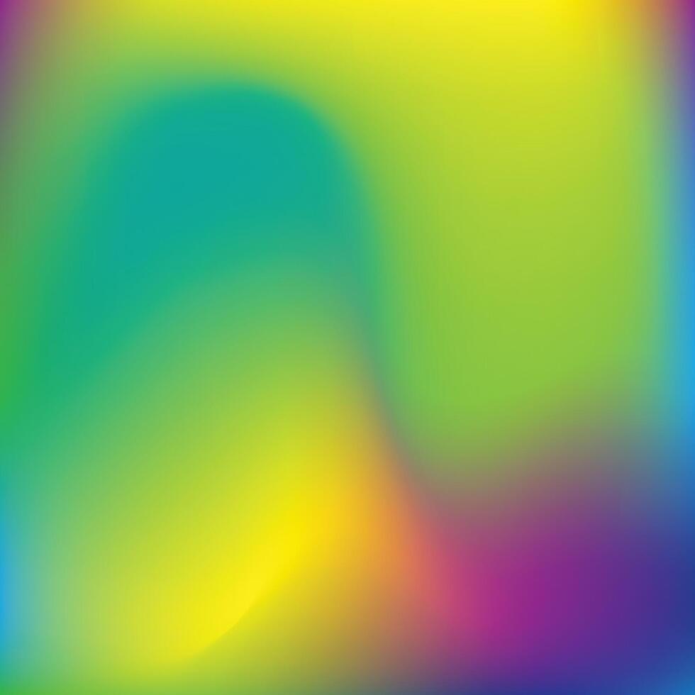Abstract blurred gradient mesh background. Colorful smooth banner template. Holographic Texture. Metal Gasoline Brochure. Purple Pop Background. Neon Poster.Y2k vector