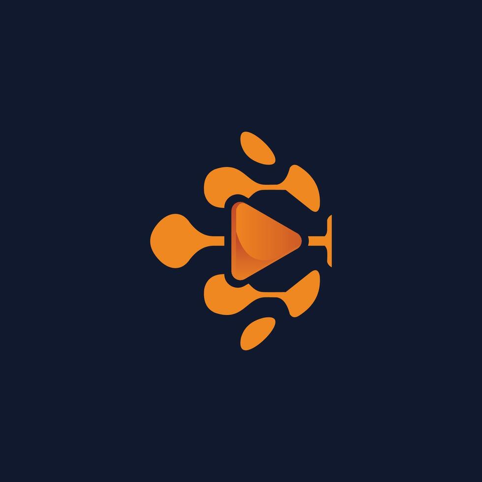 logo abstract artificial intelligence vector