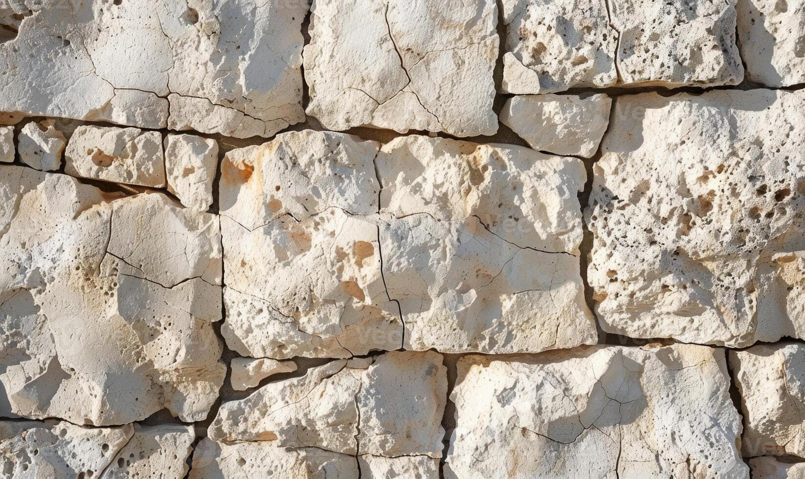 Travertine stone wall textured background photo