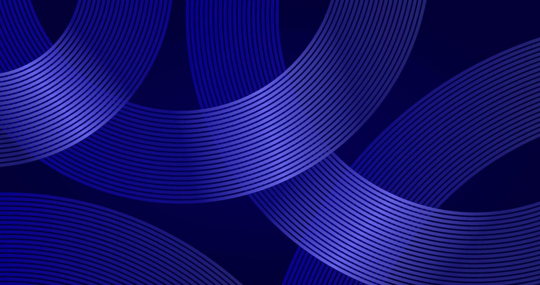 abstract dark blue background with glowing lines vector