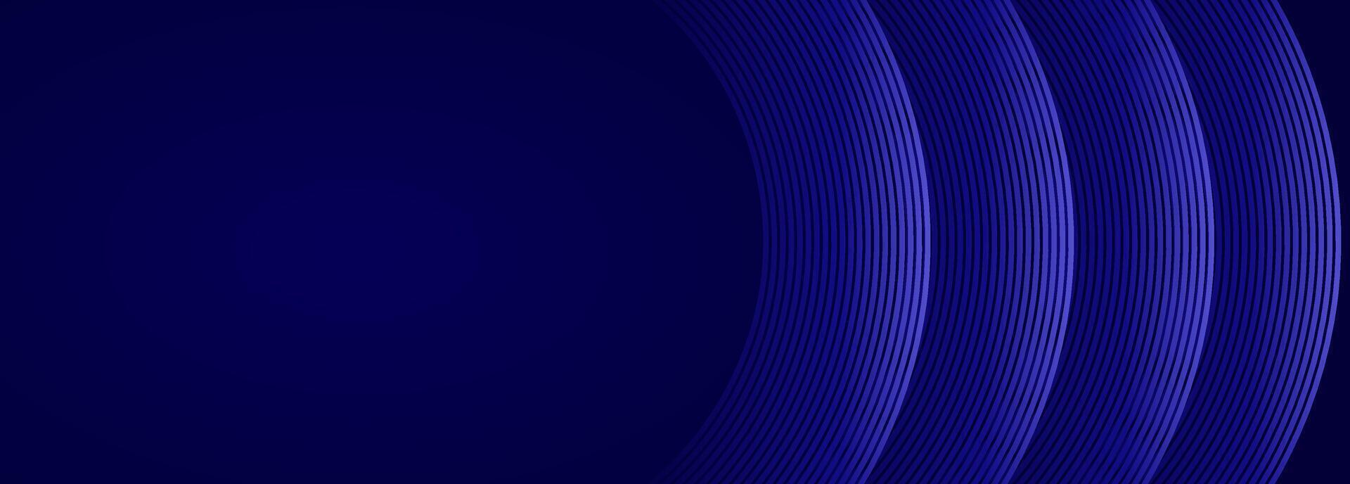abstract dark blue background with glowing lines vector