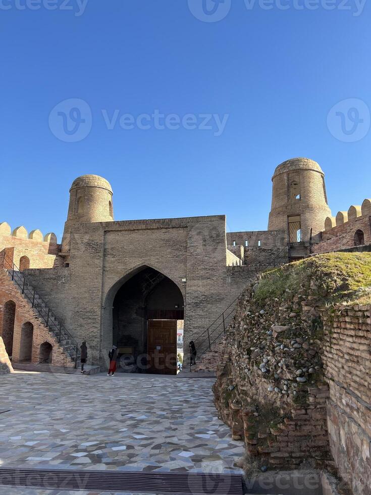 Hisor, Tajikistan - January 4, 2023. View of Hisor fort photo