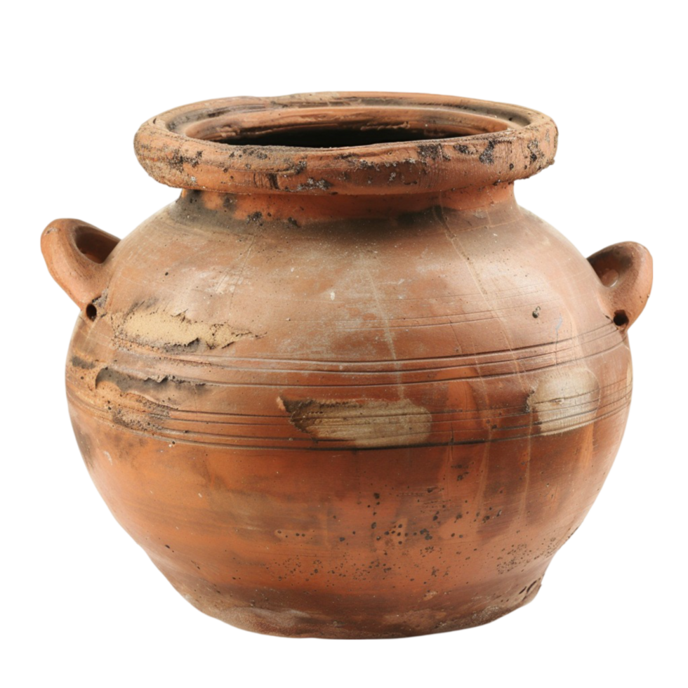 an old clay pot png