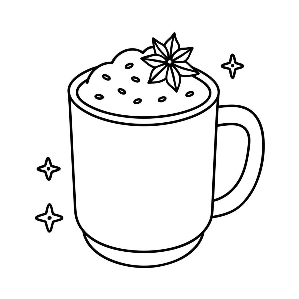 Drinks coloring pages for coloring book vector