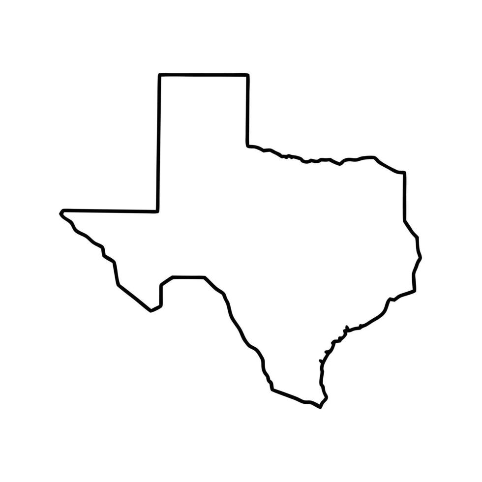 State outline. United states Coloring page vector