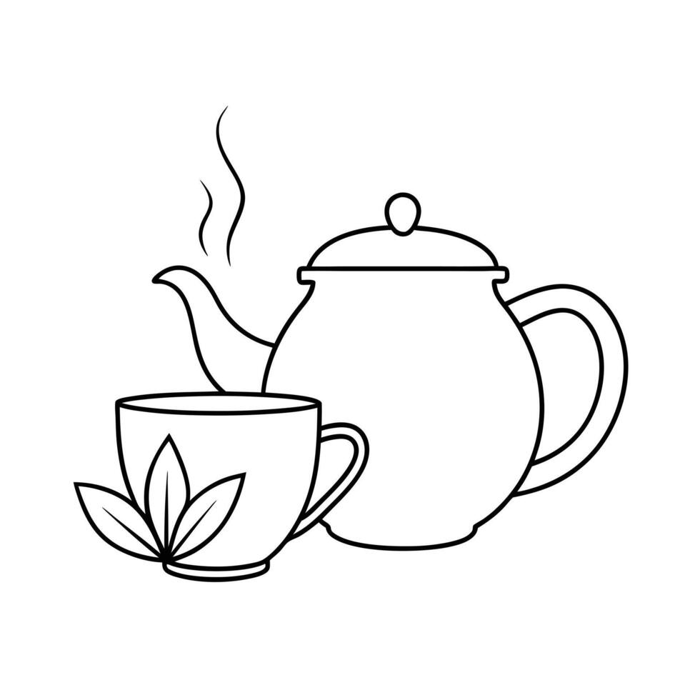 Drinks coloring pages for coloring book vector