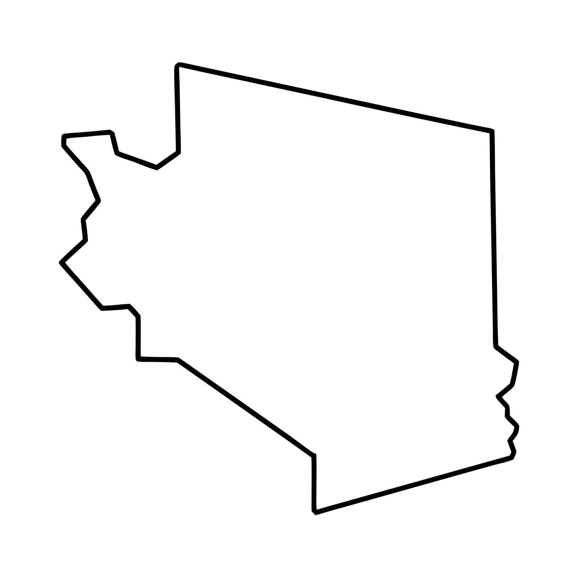 State outline. United states Coloring page 47463589 Vector Art at Vecteezy