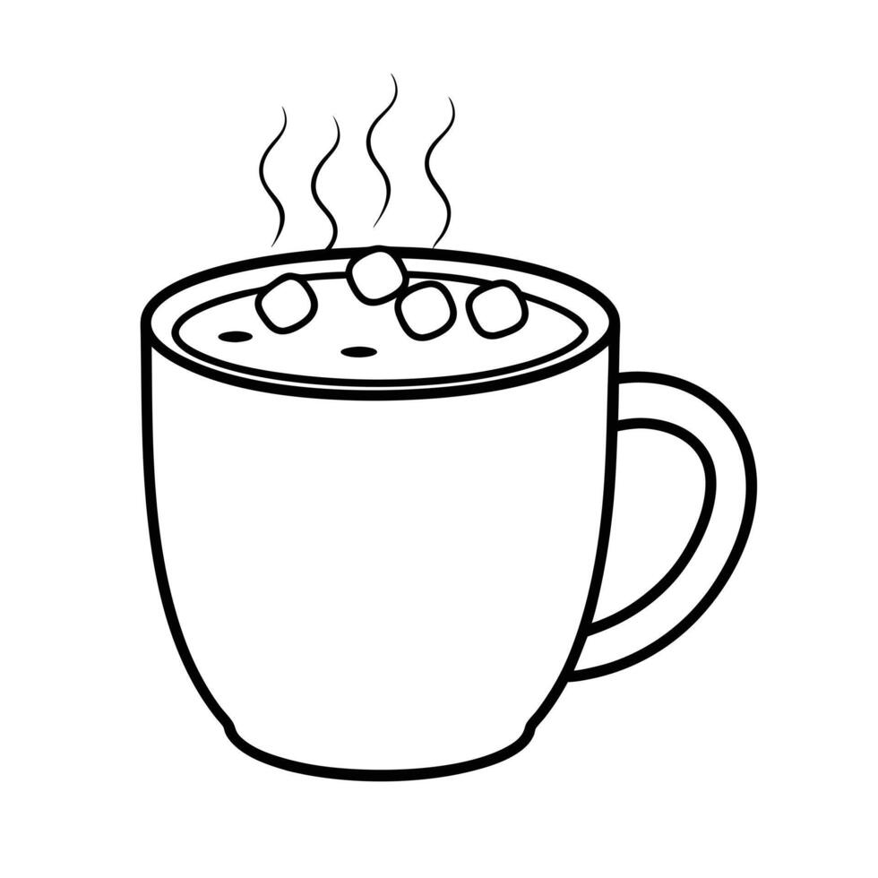 Drinks coloring pages for coloring book vector