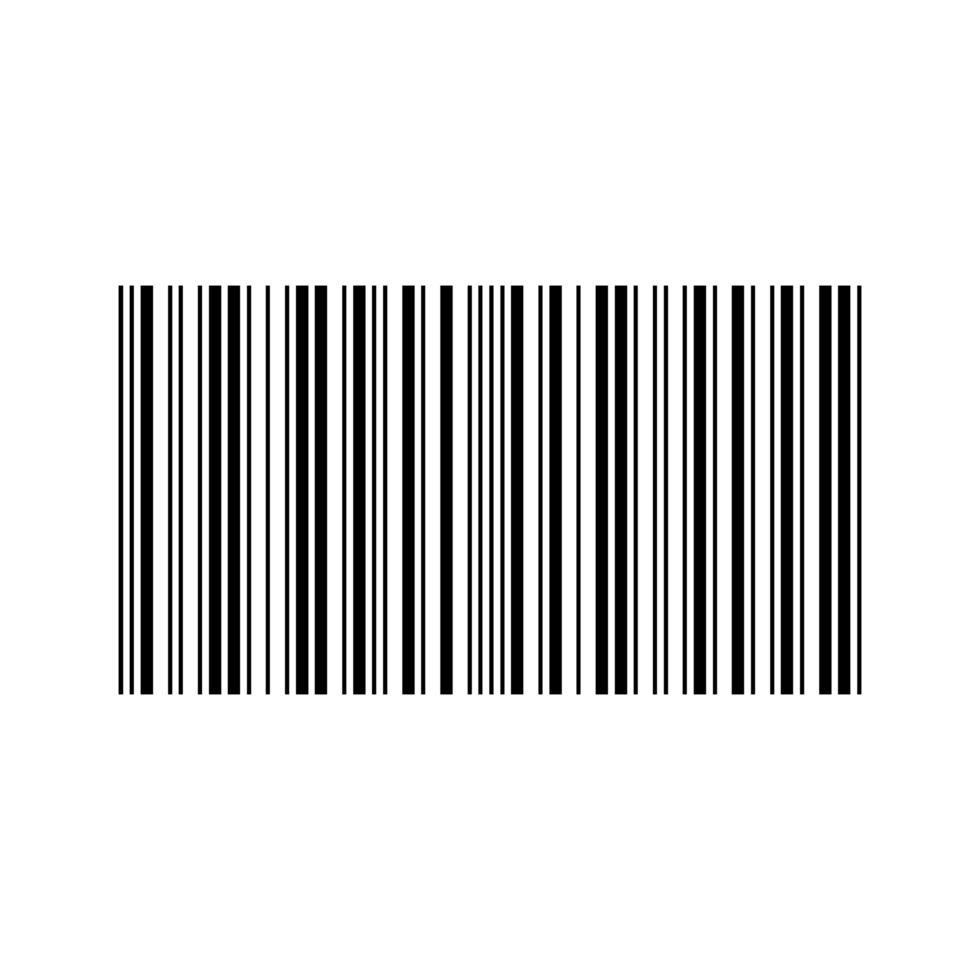 código de barras com transparente transparente fundo png