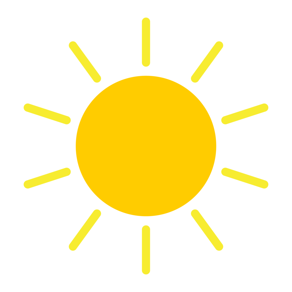 Cartoon Sun Transparent Background png