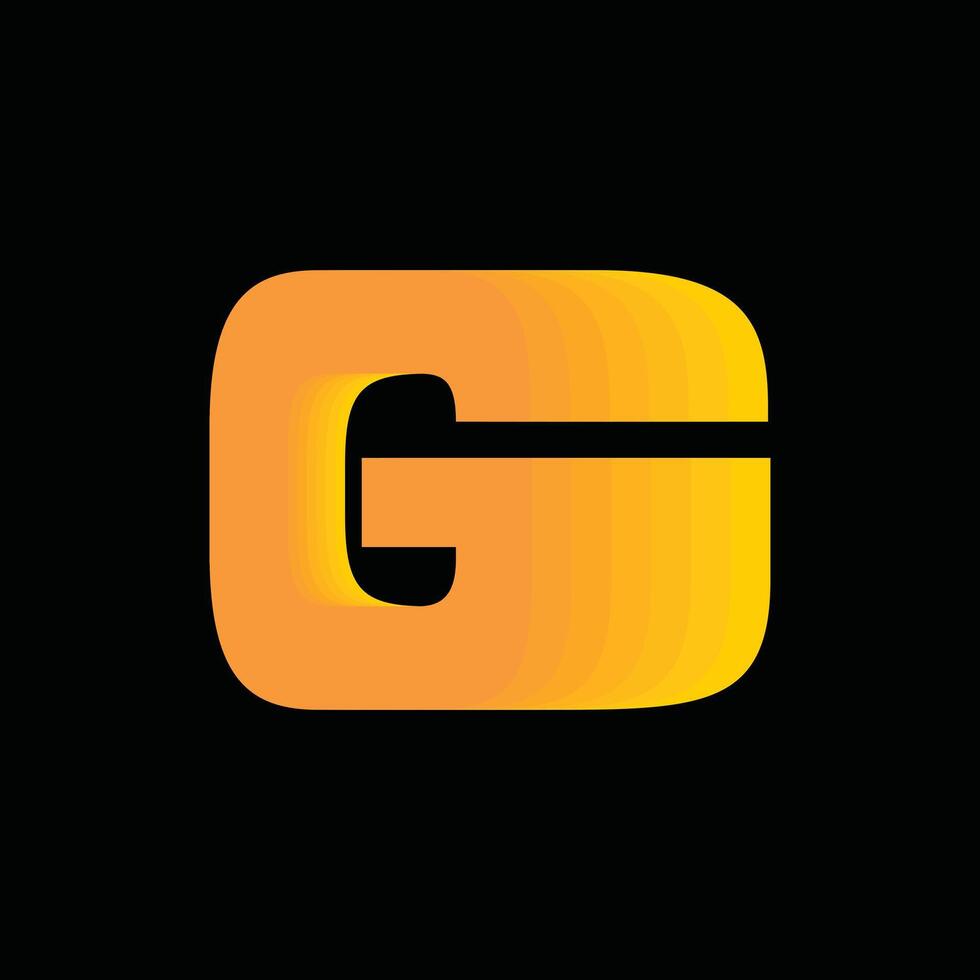 Letter G Geometric Modern Business Icon Creative Design Technology Logo vector